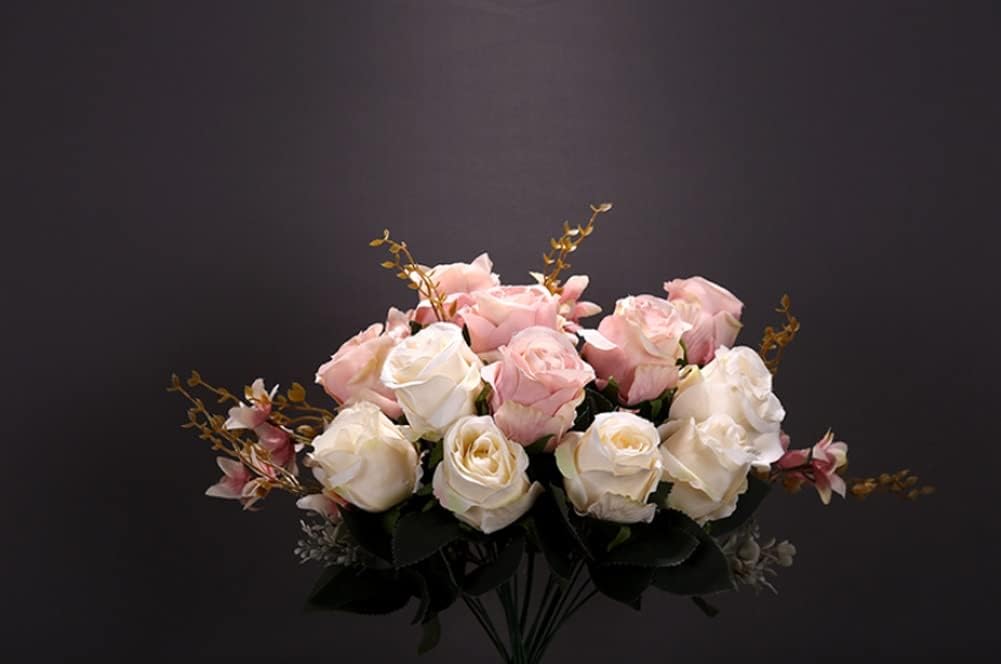 Artificial Roses with Stem for Wedding Decor and Home Use