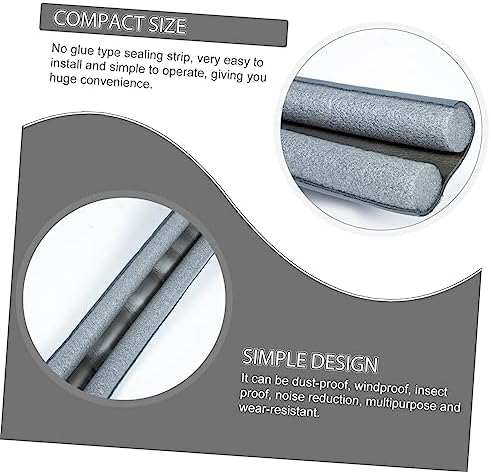 Homoyoyo 3pcs Door Bottom Sealing Strip Windproof Noise Reducing Draft Stopper for Under Door Gaps