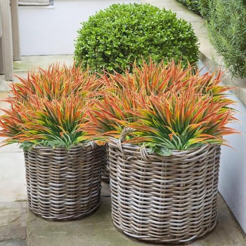 Artificial Grass Set 24 Pcs UV Resistant Outdoor Decor