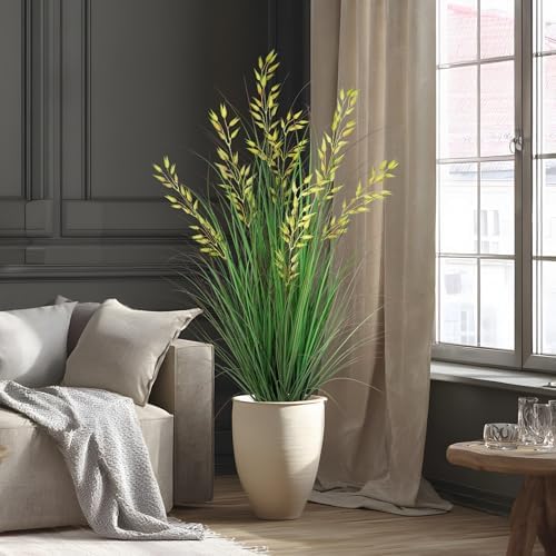 Tall Artificial Wheat Grass Plant for Indoor and Outdoor Decor 47 Inches 1PCS