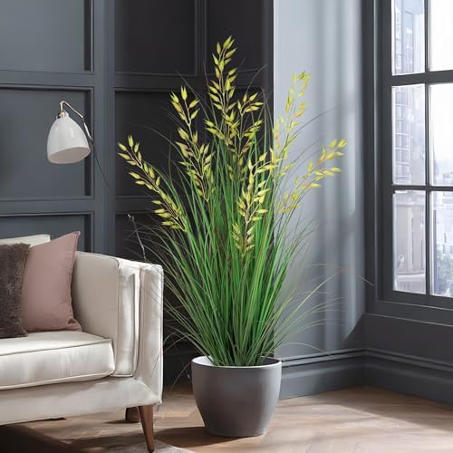 Tall Artificial Wheat Grass Plant for Indoor and Outdoor Decor 47 Inches 1PCS