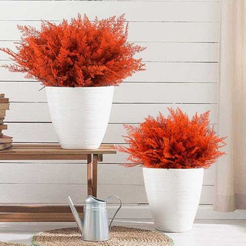 HIDARIRYO 14 Pcs Artificial Plants for Outdoor Decoration