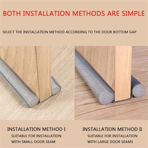 Adjustable Door Draft Stopper 366 Inch Bottom Sealer