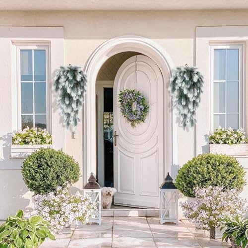 RECUTMS 2-Pack Artificial Pine Needle Branches for Christmas Decor