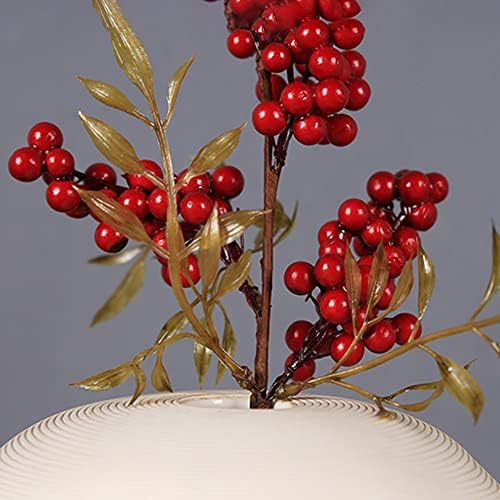 Fake Flowers Artificial Flowers Red Berry Decoration