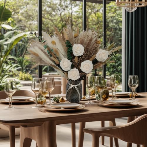 Natural Dried Flower Bouquet 80Pcs for Home Decor