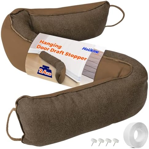 Holikme Weighted Door Draft Stopper Heavy Duty Under Door Seal