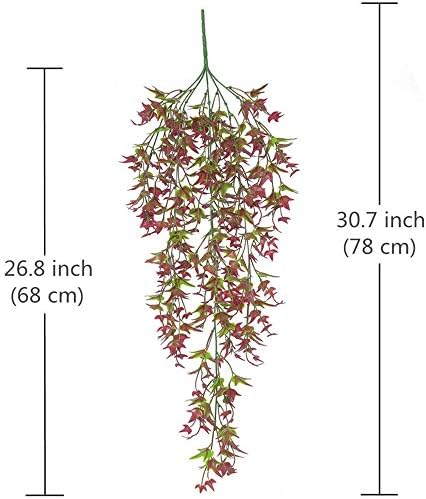 PASYOU Artificial Vine Garland 4 Pack UV Resistant Indoor Outdoor Decor