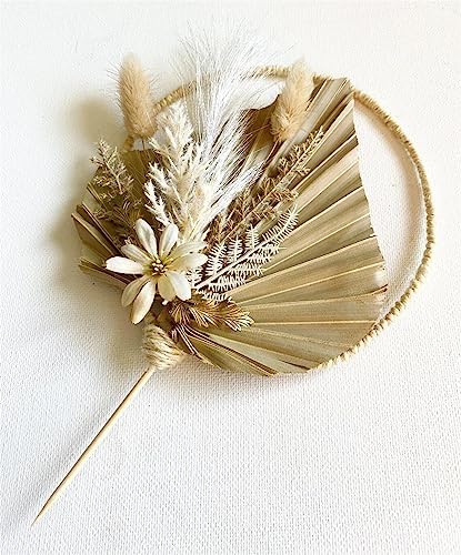 Comtelek Dried Palm Leaves 10pcs Boho Decor