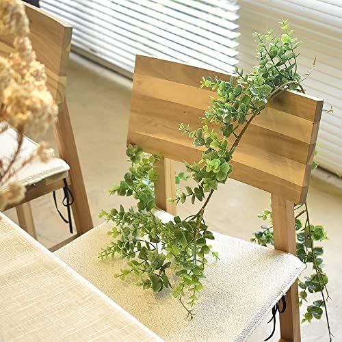 homEdge Artificial Boxwood Garland 2 Pack 6 Ft Hanging Decor