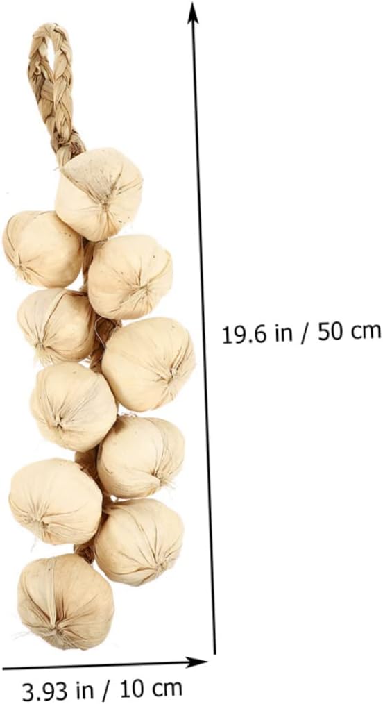 2pcs Artificial Garlic Strings for Home Decor and Halloween Parties