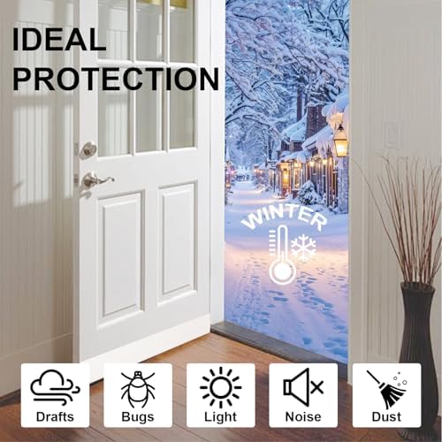 EGUARTE Door Draft Stopper 2 W x 39 L White