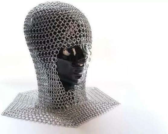Generic Aluminum Chainmail Hood Medieval 10mm Coif