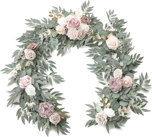 Eucalyptus and Willow Flower Garland for Wedding Decor