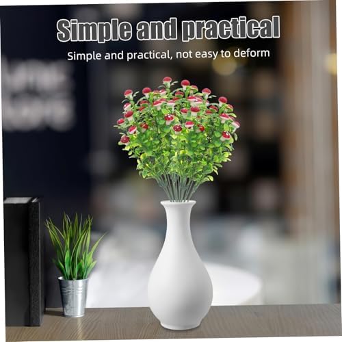 3pcs Realistic Faux Mushroom Branches for Home Decor