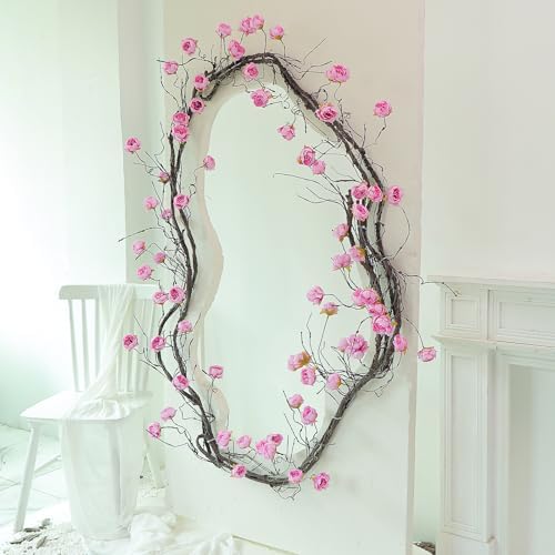 300cm Large Flexible Artificial Tree with Peony Flowers for Wedding and Christmas Decor