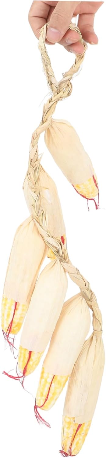 2Pcs Realistic Vegetable Corn Hanging Decor for Home and Kitchen
