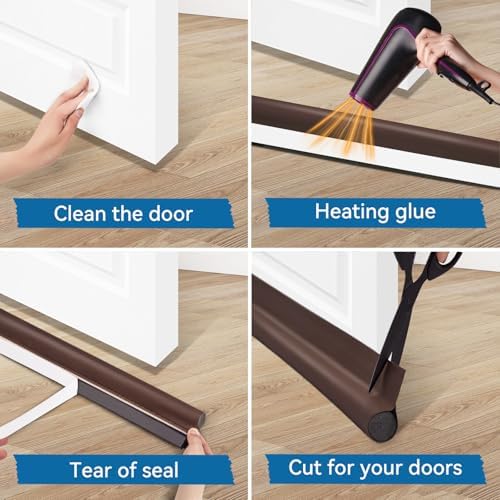 MAXTID 36 Inch Door Draft Stopper Brown