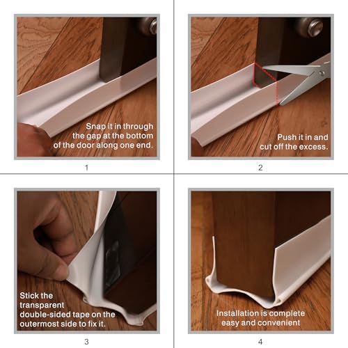 Draft Stopper for Bottom of Doors Block Dust and Cold Wind