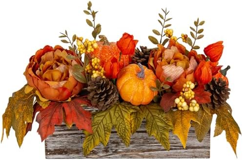 DILATATA Fall Decor Autumn Harvest Centerpiece