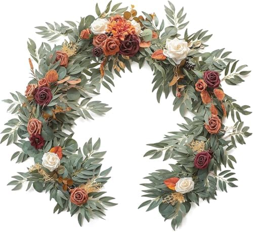Eucalyptus and Willow Flower Garland for Wedding Decor