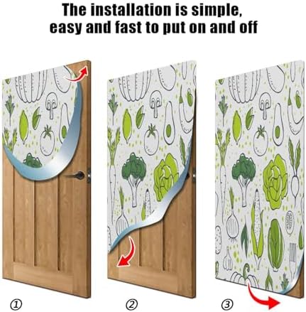 Susiyo Stretch Door Cover Halloween Decor 32x79 In