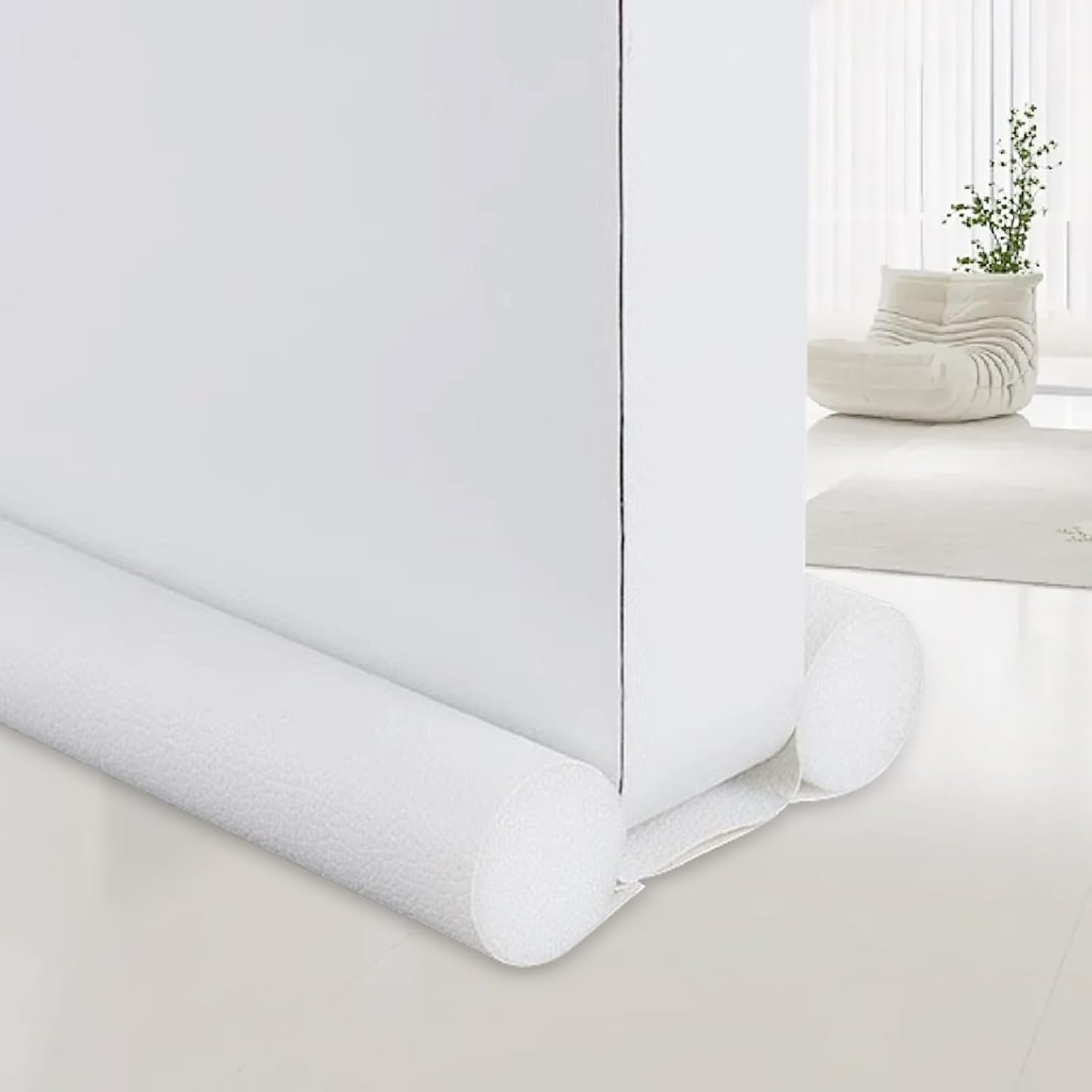 EGUARTE 36 Inch White Door Draft Stopper