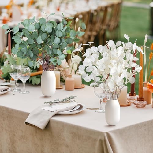 7PCS Long Artificial Eucalyptus Stems for Home Decor and Floral Arrangements