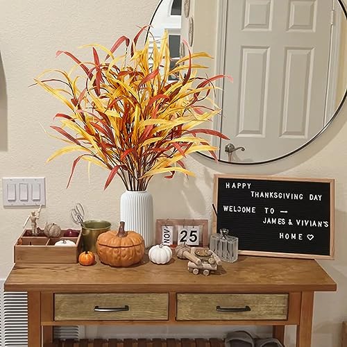 Sggvecsy 6Pcs Artificial Fall Greenery Stem for Home Autumn Decor Centerpieces