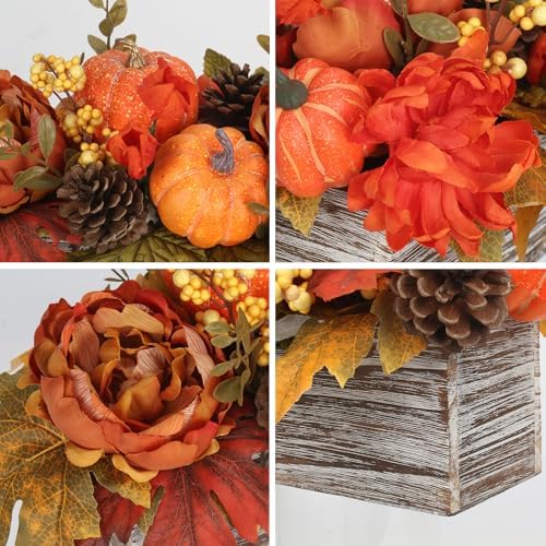 DILATATA Fall Decor Autumn Harvest Centerpiece