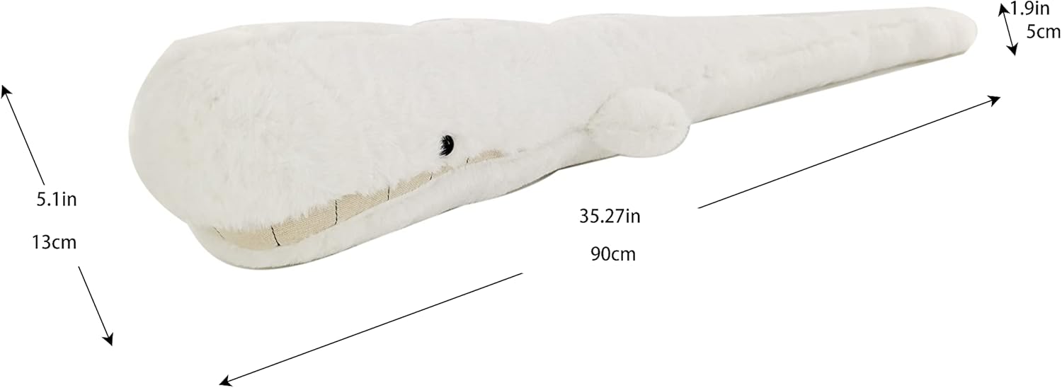 Dewarfami Crocodile Draft Stopper Seal for Under Door