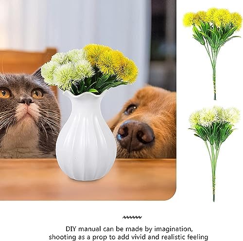 Artificial Flowers Set 10pcs for Home Decor and Table Arrangements