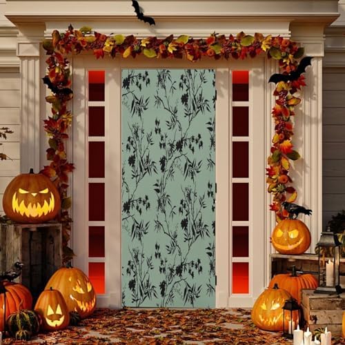 Susiyo Shadow of The Trees Halloween Door Decoration 32x79 In