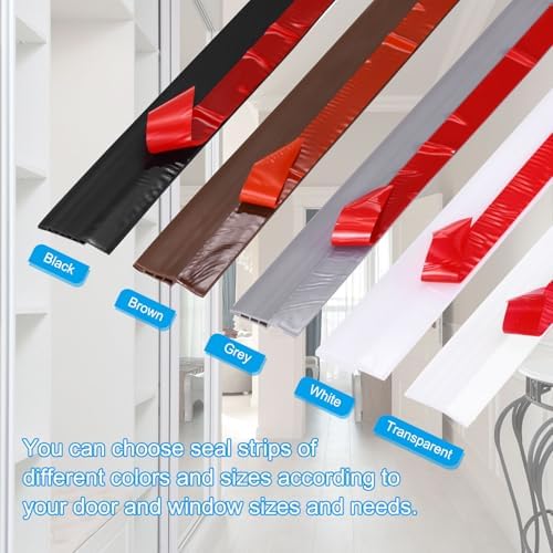 PATIKIL Door Draft Stopper 33FT Silicone Weather Seal Under Door Strip