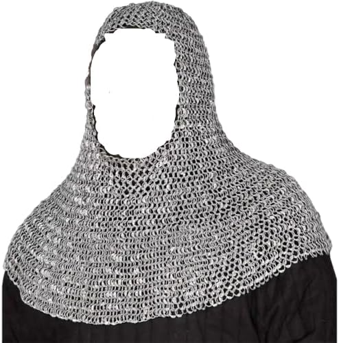 Generic Aluminum Round Riveted Chainmail Coif