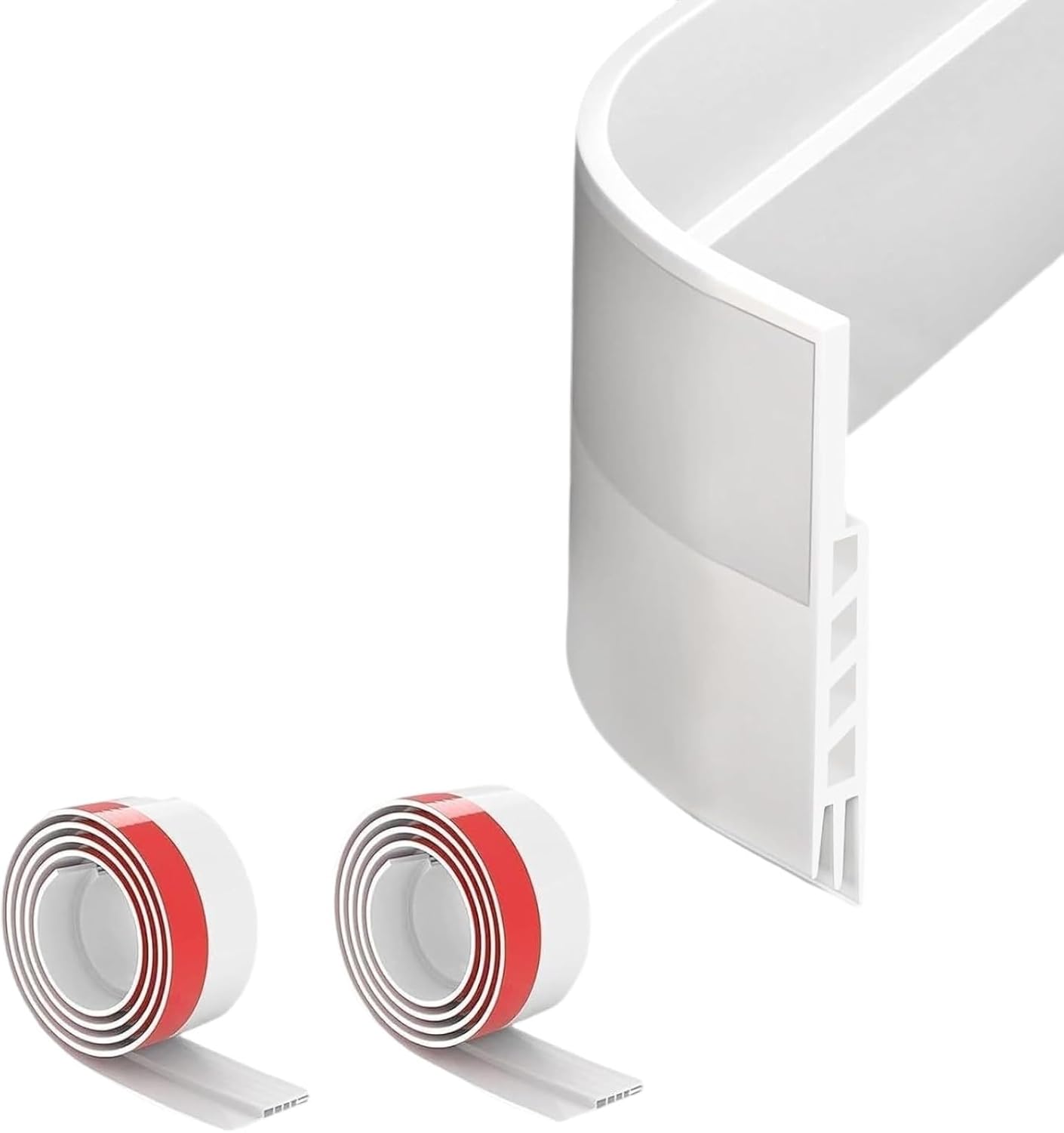 2pcs Self-Adhesive Door Draft Stoppers Windproof Soundproof Anti-Crawlers