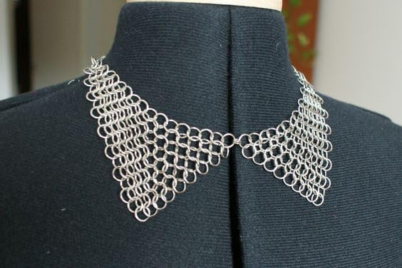 Aluminum Chainmail Draft Stopper Decor