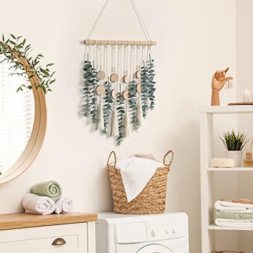 Alynsehom Artificial Eucalyptus Wall Hanging Decor Greenery