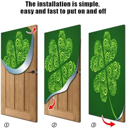 Susiyo Lucky Clover Door Decoration 32x79 in