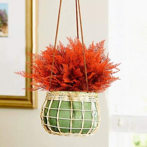 HIDARIRYO 14 Pcs Artificial Plants for Outdoor Decoration