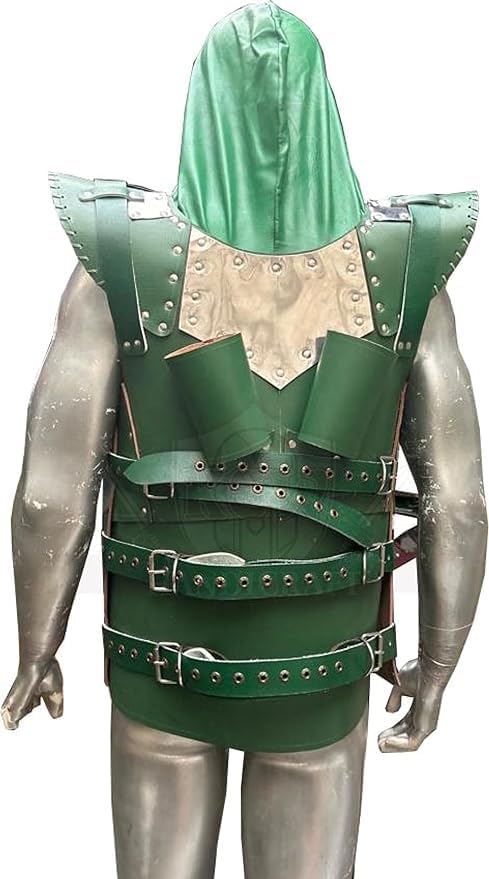 Generic Scoundrel Leather Armor with Hood Green