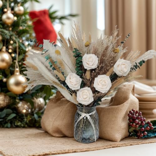 Natural Dried Flower Bouquet 80Pcs for Home Decor