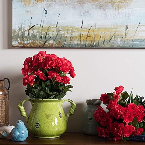 Vickerman Artificial Red Begonia Bush 1525 Inch