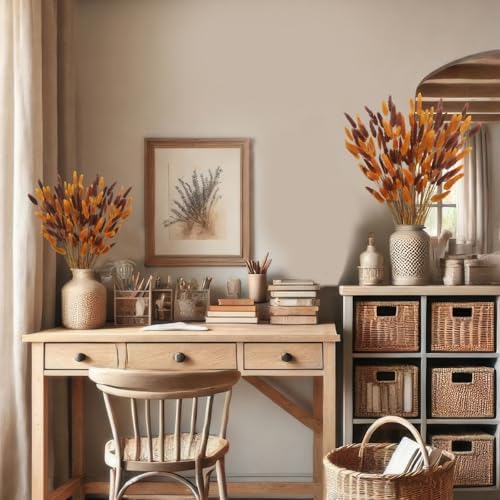 CISDUEO 120pcs Dried Bunny Tails Flowers for Boho Decor Wedding DIY