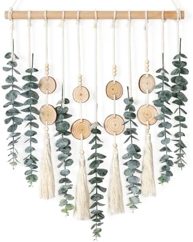 Alynsehom Artificial Eucalyptus Wall Hanging Decor Greenery