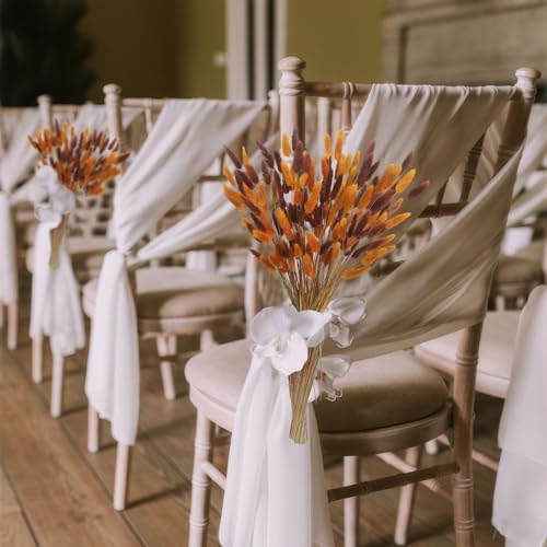 CISDUEO 120pcs Dried Bunny Tails Flowers for Boho Decor Wedding DIY