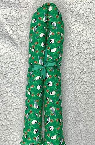 Green Chickadee Balsam Fir Door Draft Stopper