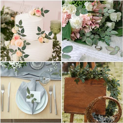 Fabbay 200 Pcs Dried Green Leaves for Resin Art and Home Decor