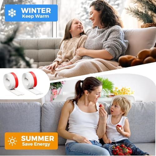 2 Pack Door Draft Stopper Weather Stripping Door Seal Silicone Material 2 W x 39 L