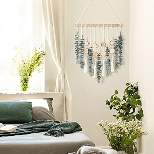 Alynsehom Artificial Eucalyptus Wall Hanging Decor Greenery